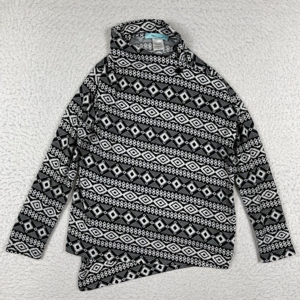 Hip Sweater Womens Large Juniors Asymmetric Wrap Cardigan Work Travel Office‎